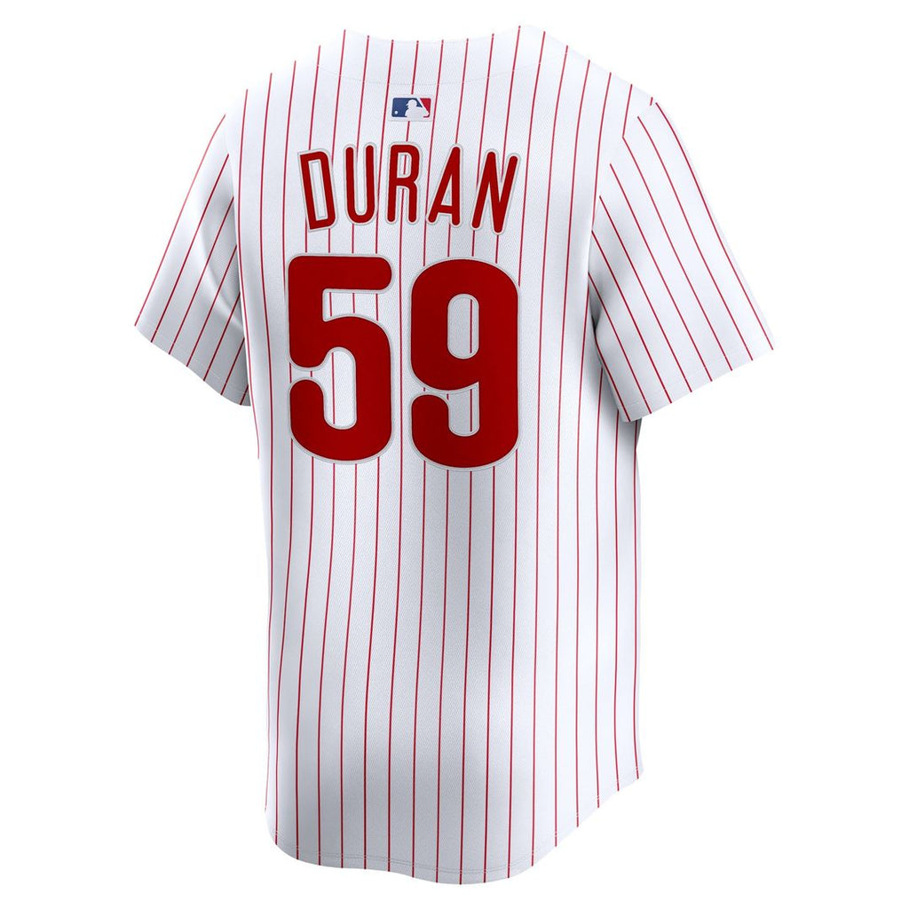 Philadelphia Phillies Nike Jhoan Duran Home Limited Baseball Jersey - White