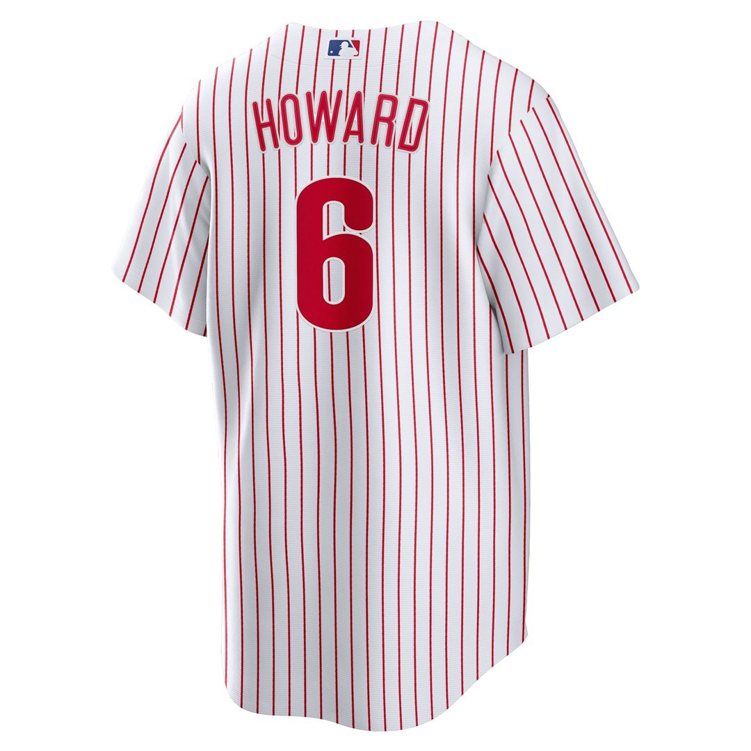 Philadelphia Phillies Nike Ryan Howard Replica Baseball Jersey - White