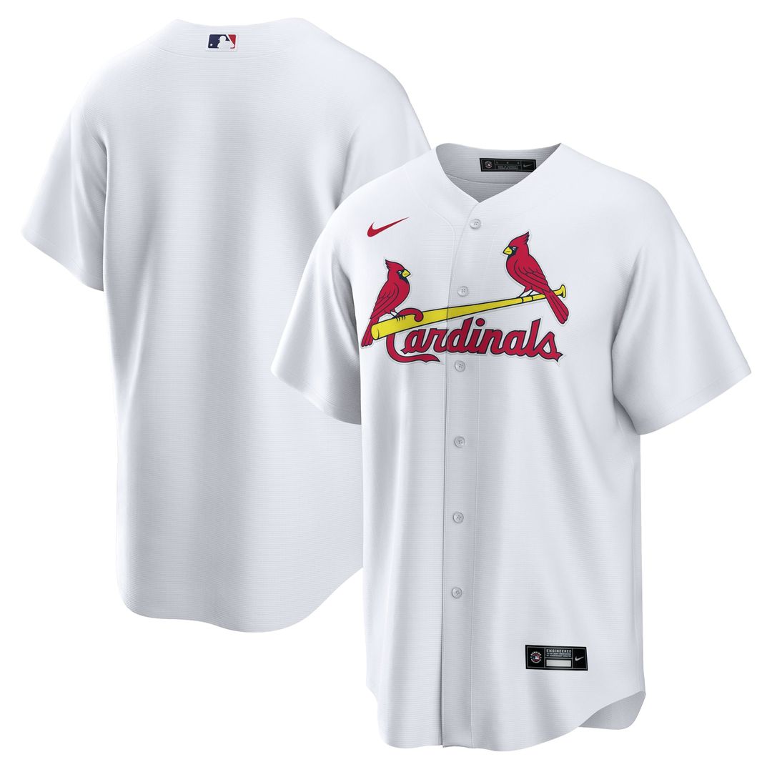 St. Louis Cardinals Nike Home Replica Team Baseball Jersey - White