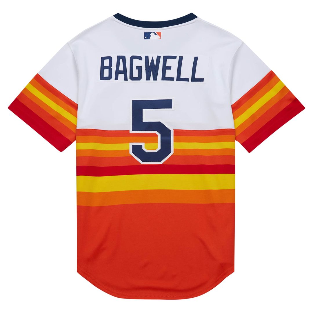 Houston Astros Mitchell & Ness Jeff Bagwell 2004 Cooperstown Collection Authentic Throwback Baseball Jersey - White