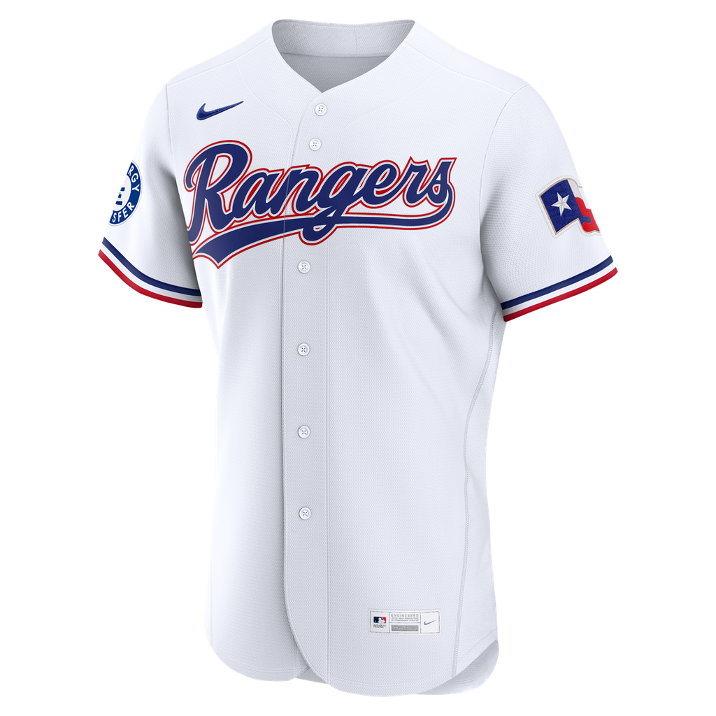 Texas Rangers Nike Corey Seager Home Authentic Sponsor Patch Baseball Jersey - White