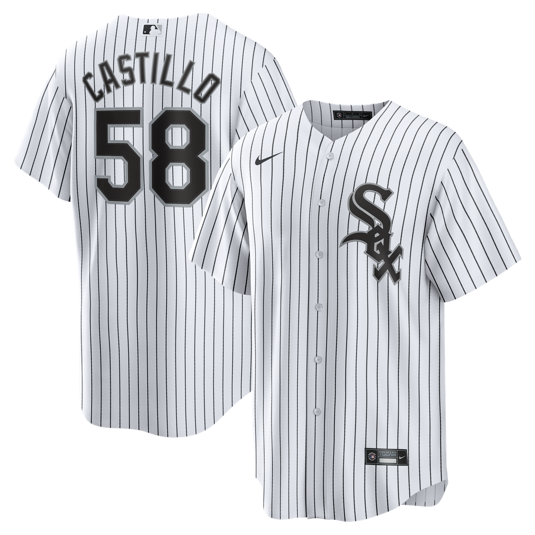 Chicago White Sox Nike Luis Castillo Home Replica Baseball Jersey - White