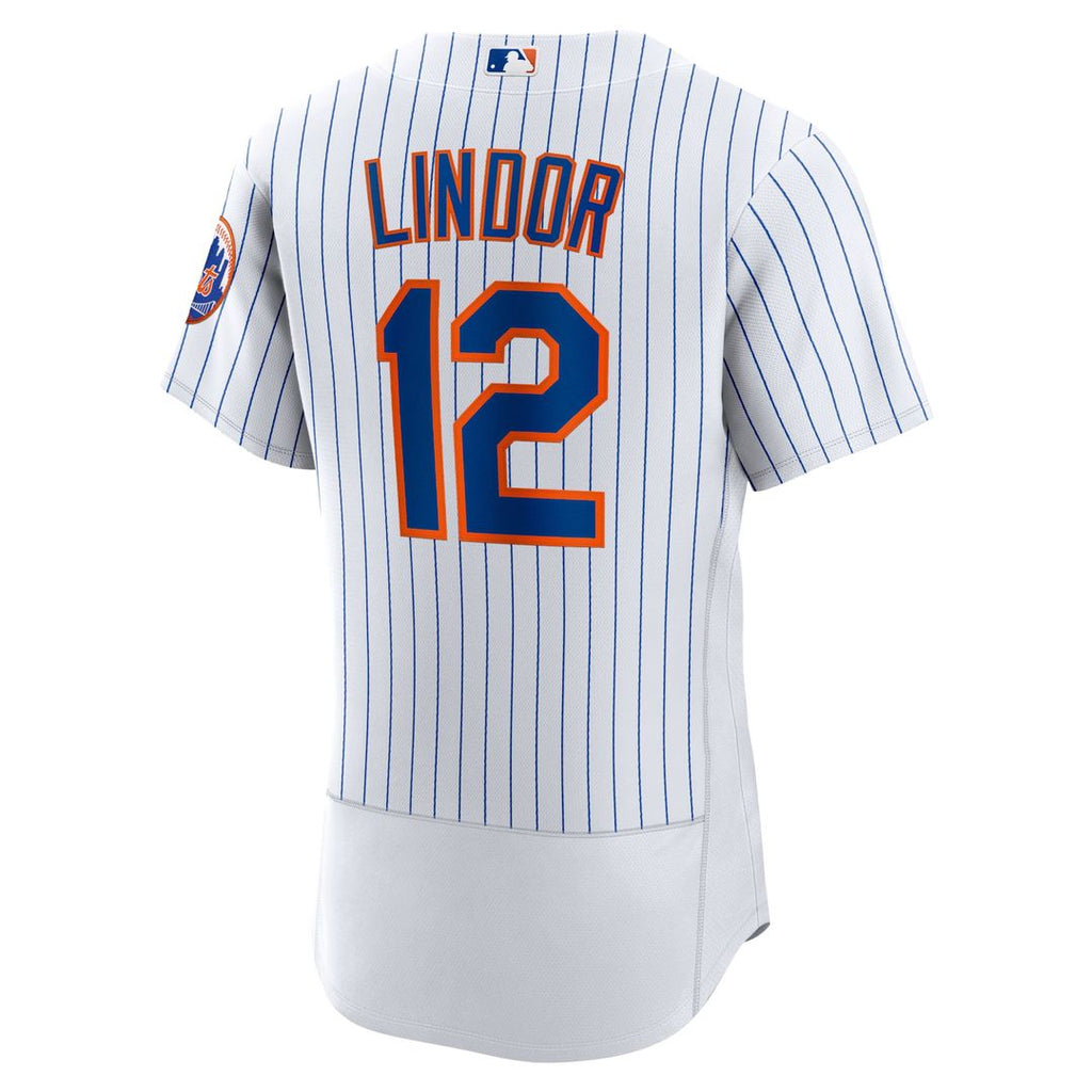 New York Mets Nike Francisco Lindor Home Authentic Baseball Jersey - White