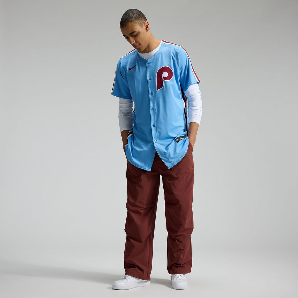 Philadelphia Phillies Nike Alternate Elite Baseball Jersey - Light Blue