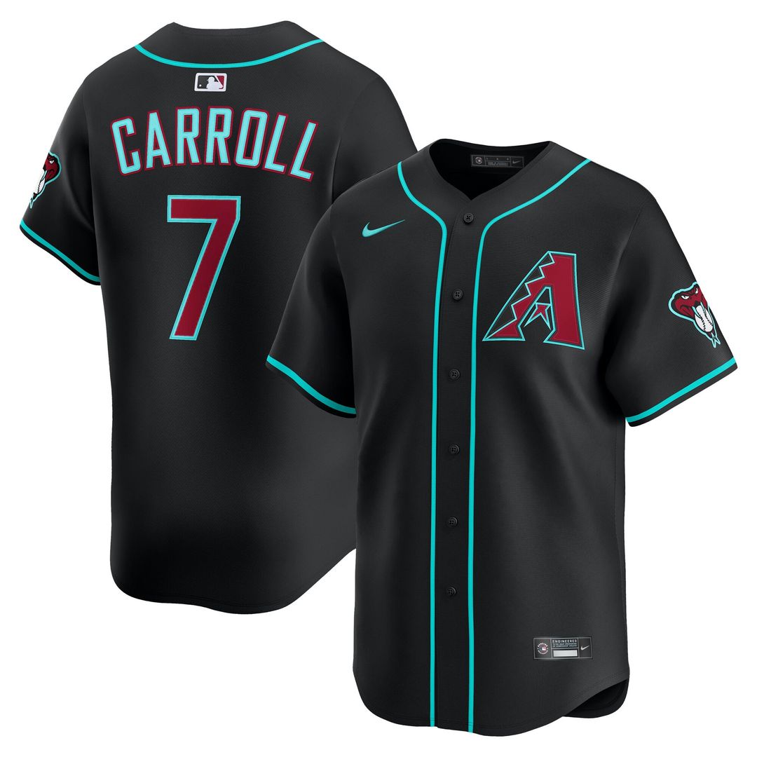 Arizona Diamondbacks Nike Corbin Carroll Alternate Limited Baseball Jersey - Red