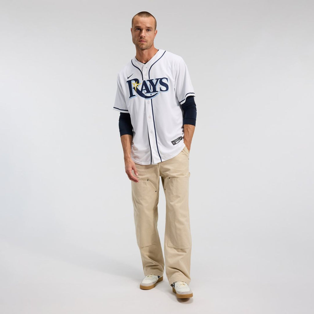 Tampa Bay Rays Nike Yandy Díaz Home Replica Baseball Jersey - White