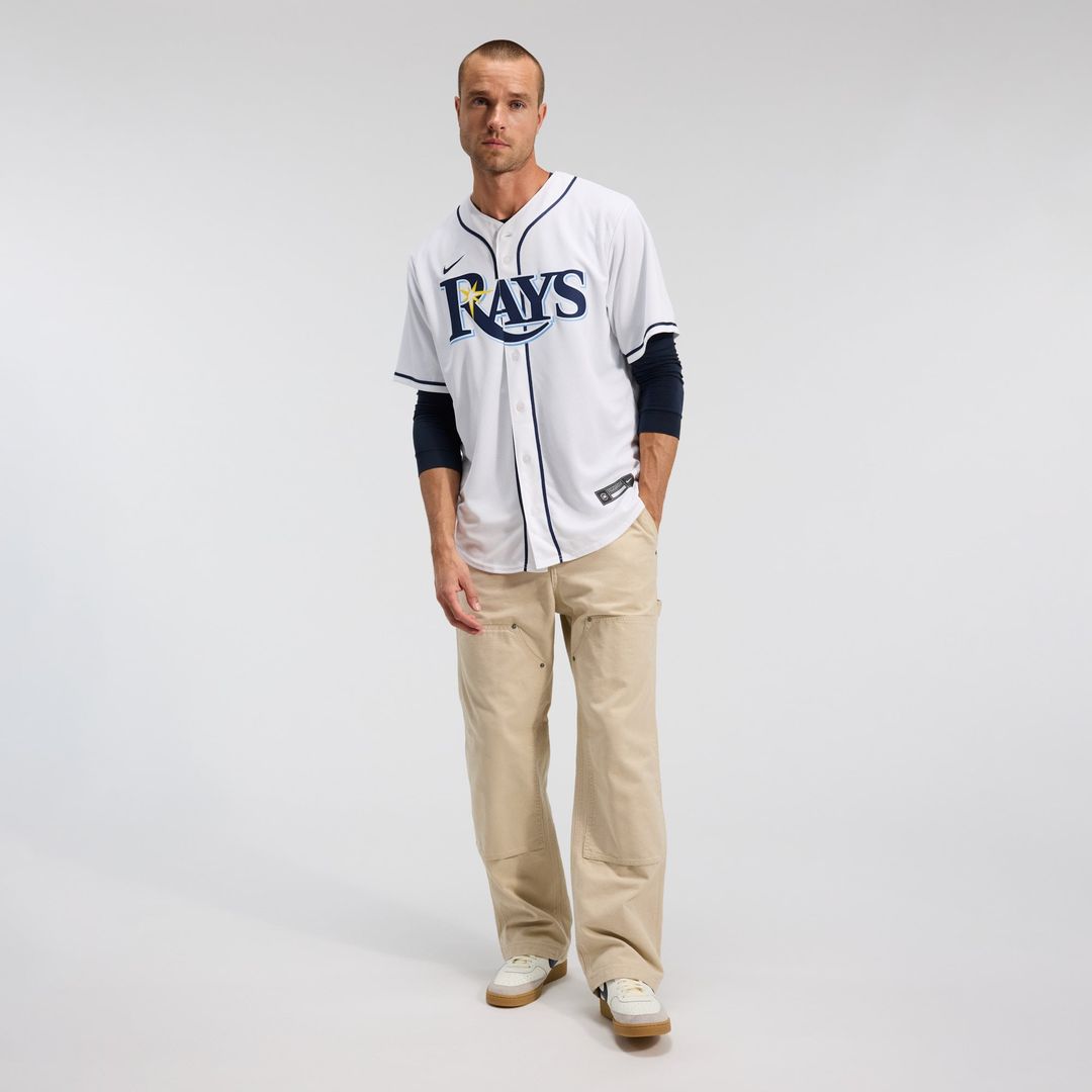 Tampa Bay Rays Nike Yandy Díaz Home Replica Baseball Jersey - White