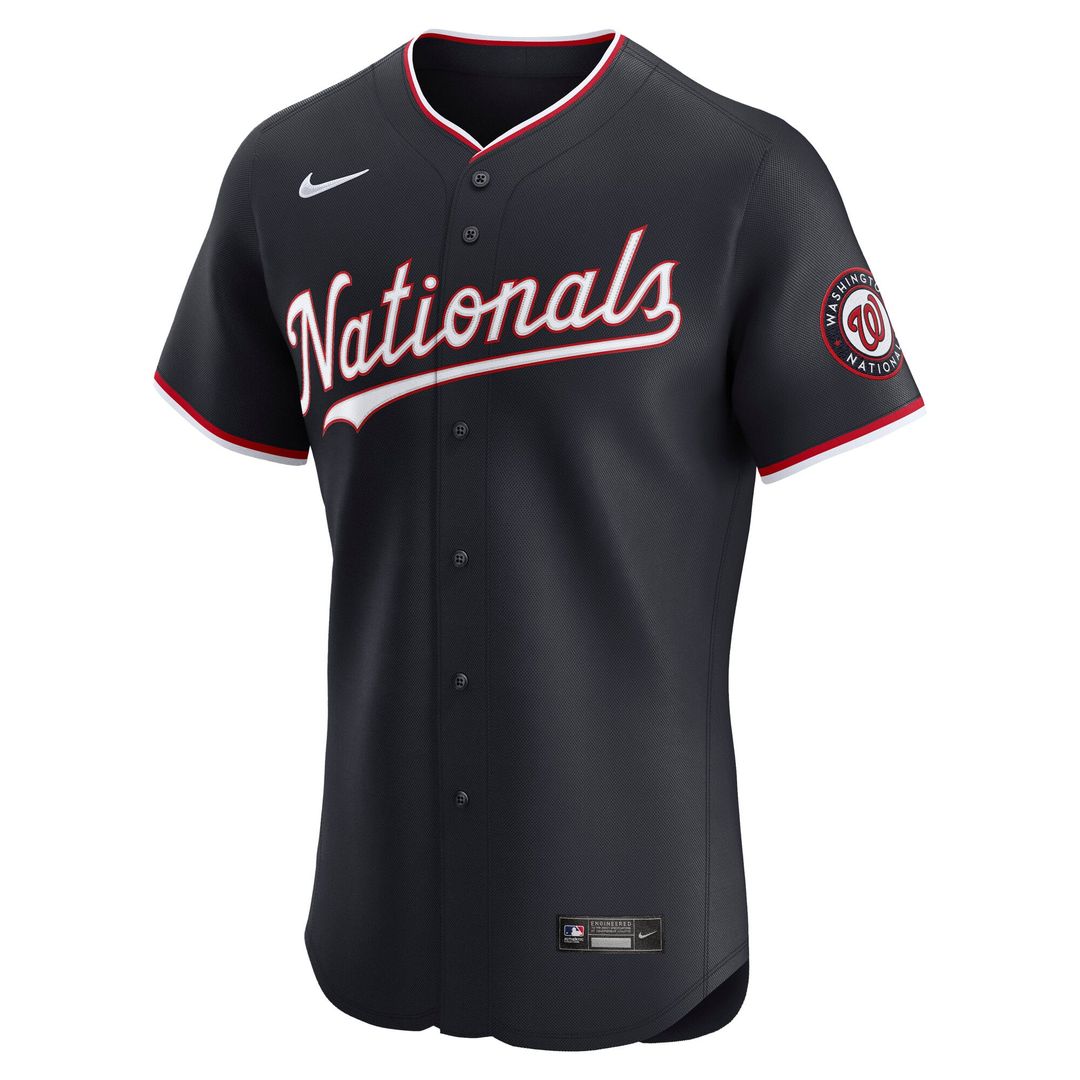 Washington Nationals Nike Alternate Elite Baseball Jersey - Navy