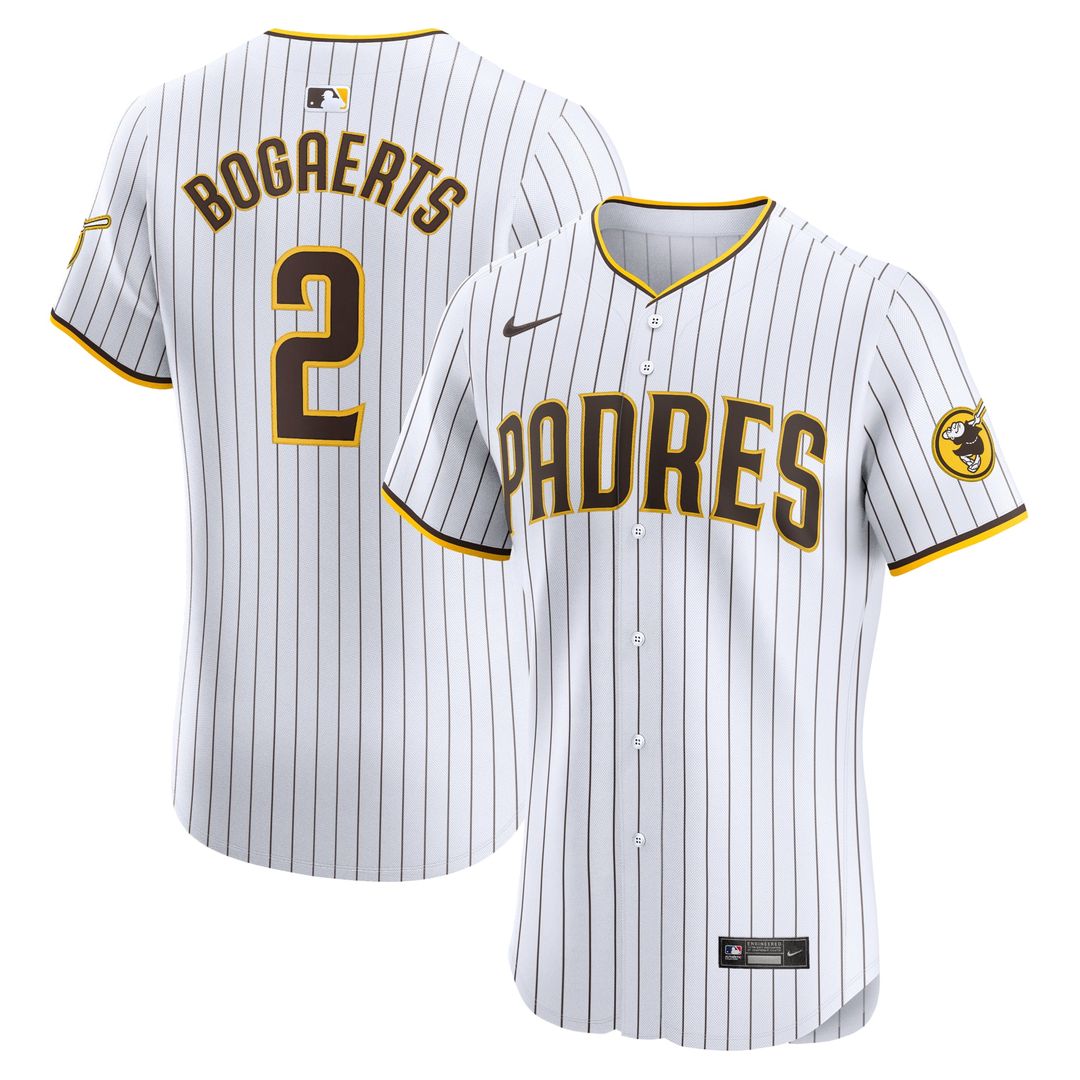 San Diego Padres Nike Xander Bogaerts Home Elite Baseball Jersey - White