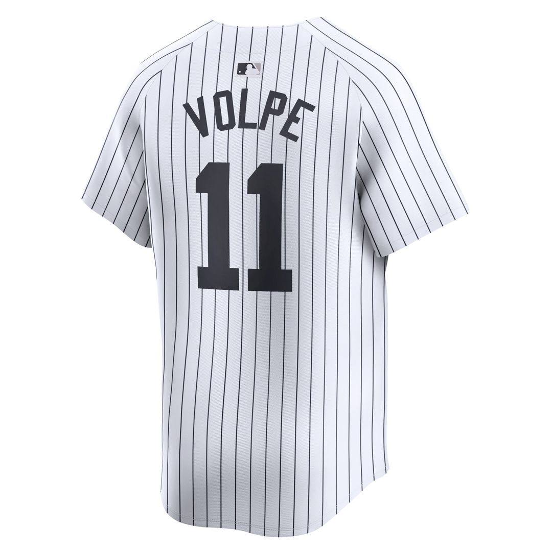 New York Yankees Nike Anthony Volpe Home Limited Baseball Jersey - White