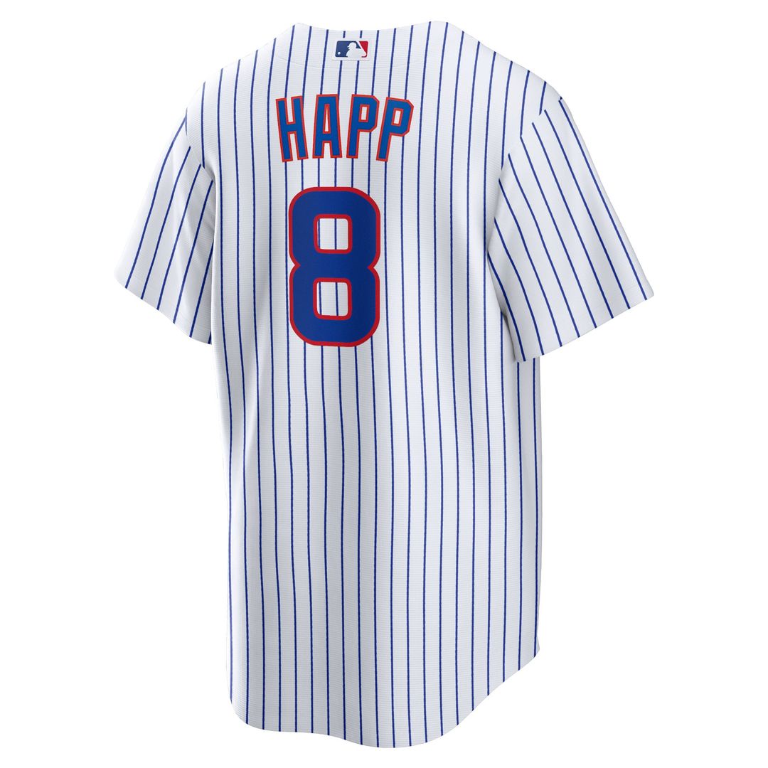 Chicago Cubs Nike Ian Happ Home Replica Baseball Jersey - White