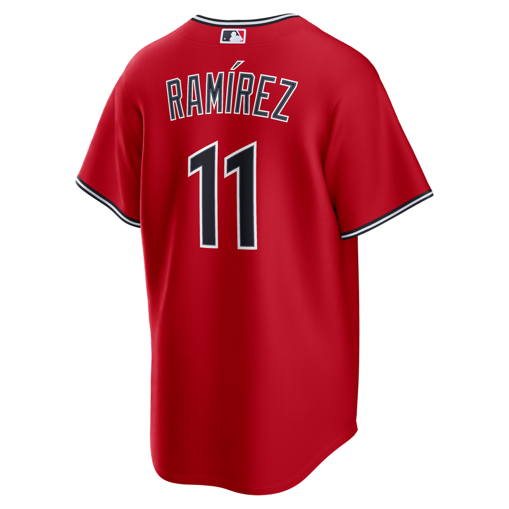 Cleveland Guardians Nike José Ramírez Alternate Replica Baseball Jersey - Red