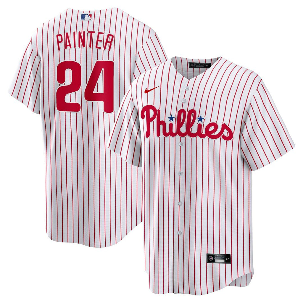Philadelphia Phillies Nike Andrew Painter Home Replica Baseball Jersey - White