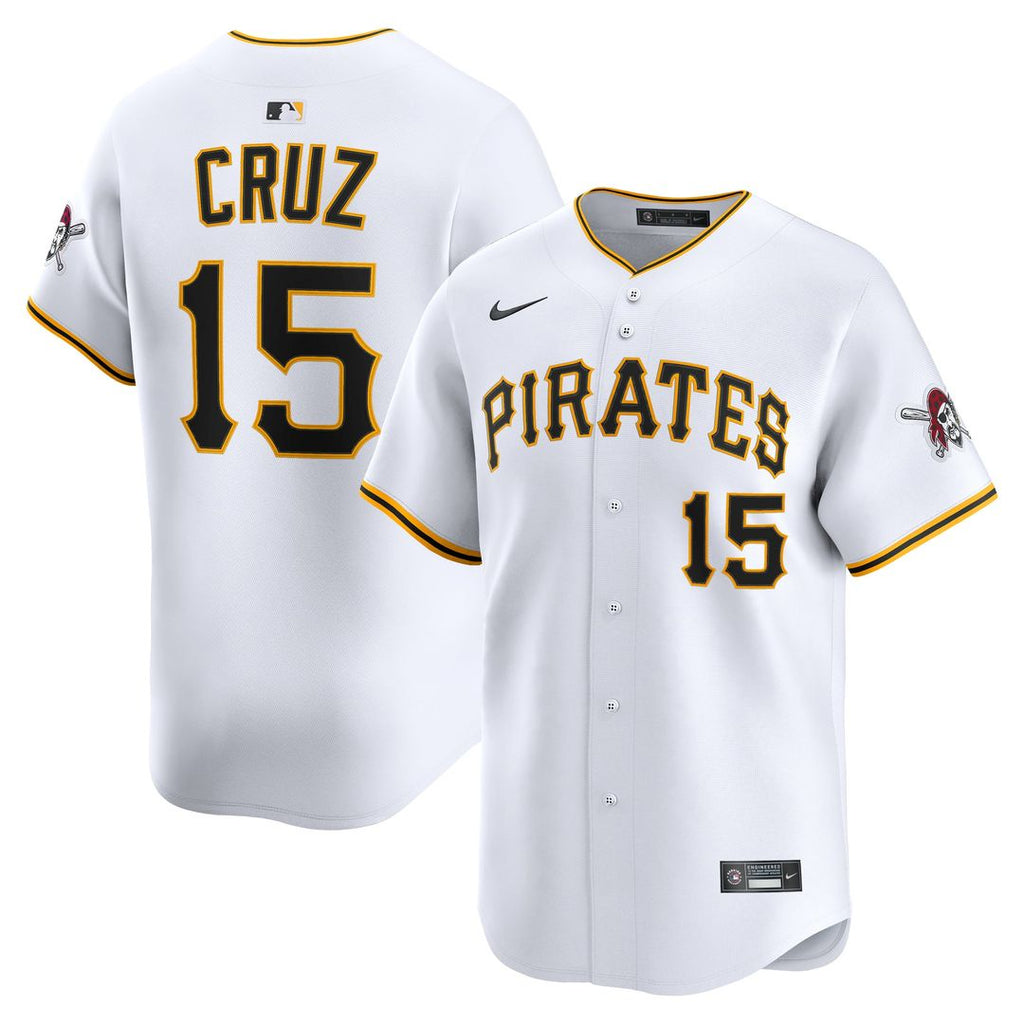 Pittsburgh Pirates Nike Oneil Cruz Home Limited Baseball Jersey - White