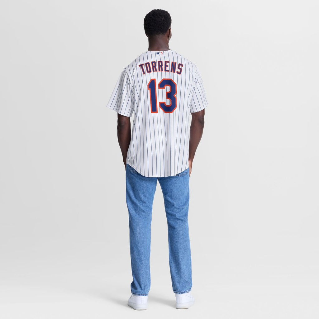 New York Mets Nike Luis Torrens Home Replica Baseball Jersey - White
