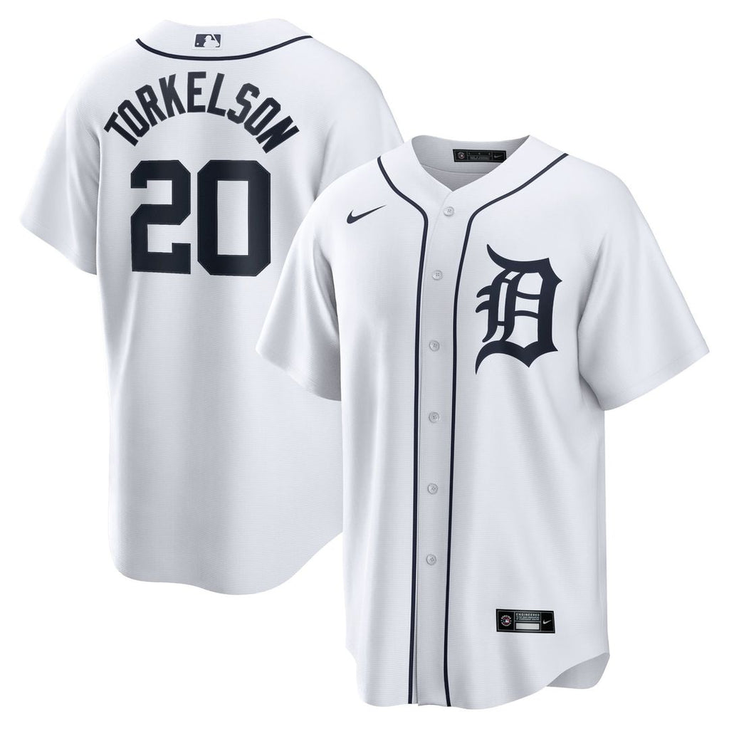 Detroit Tigers Nike Spencer Torkelson Home Replica Baseball Jersey - White