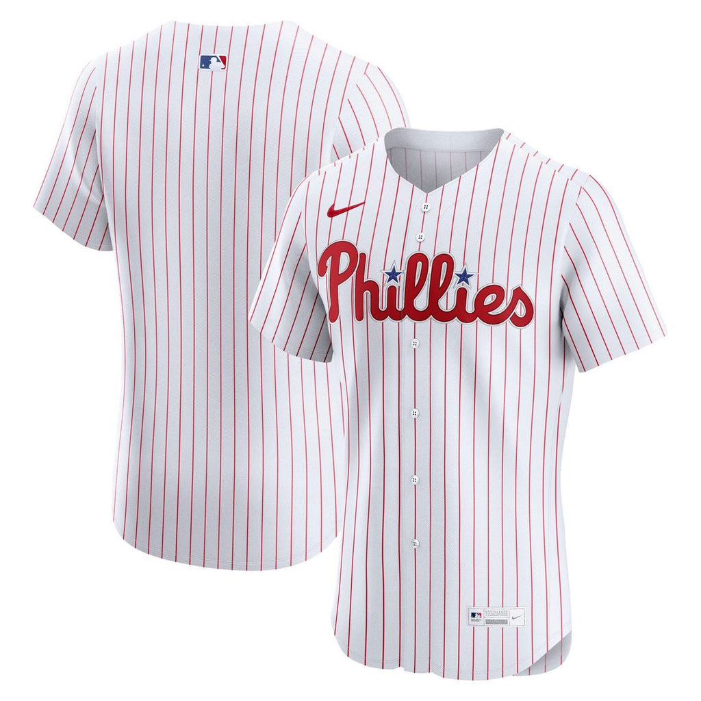 Philadelphia Phillies Nike Home Elite Baseball Jersey - White