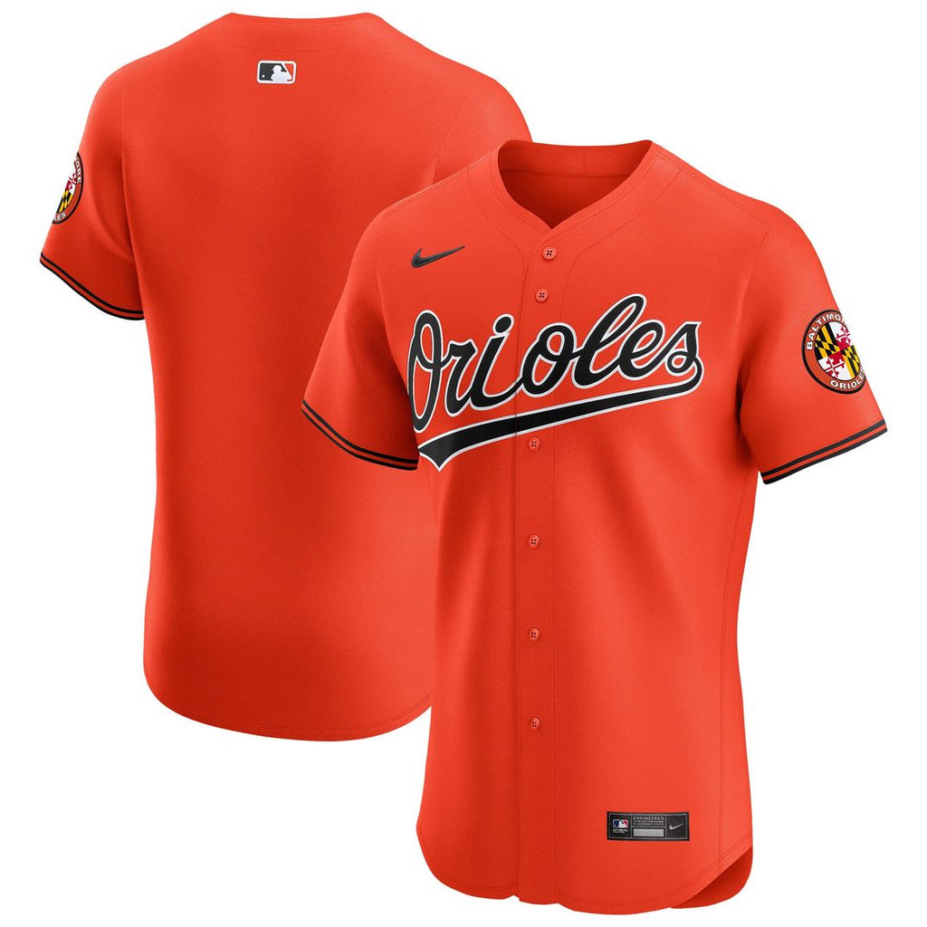 Baltimore Orioles Nike Alternate Vapor Premier Elite Patch Baseball Jersey - Orange