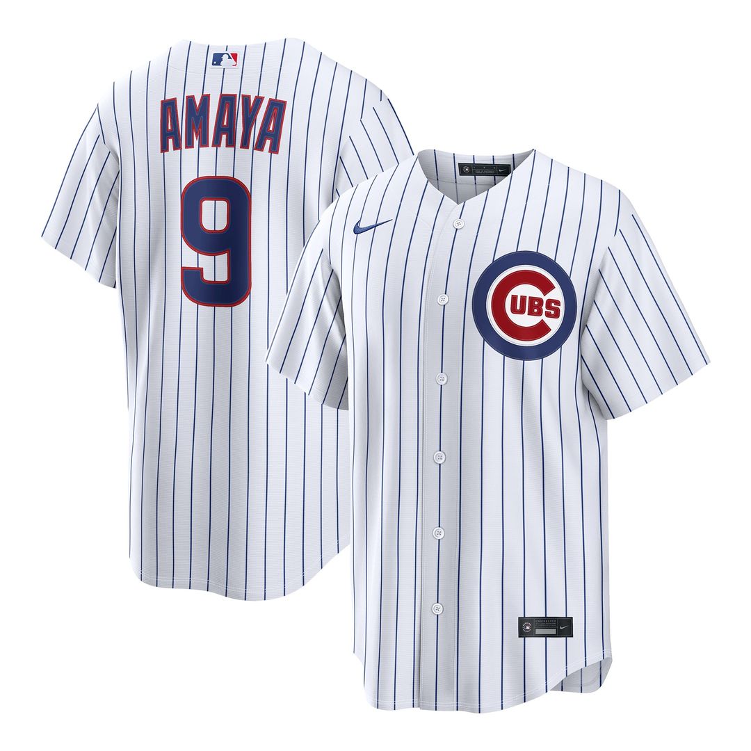 Chicago Cubs Nike Miguel Amaya Home Replica Baseball Jersey - White