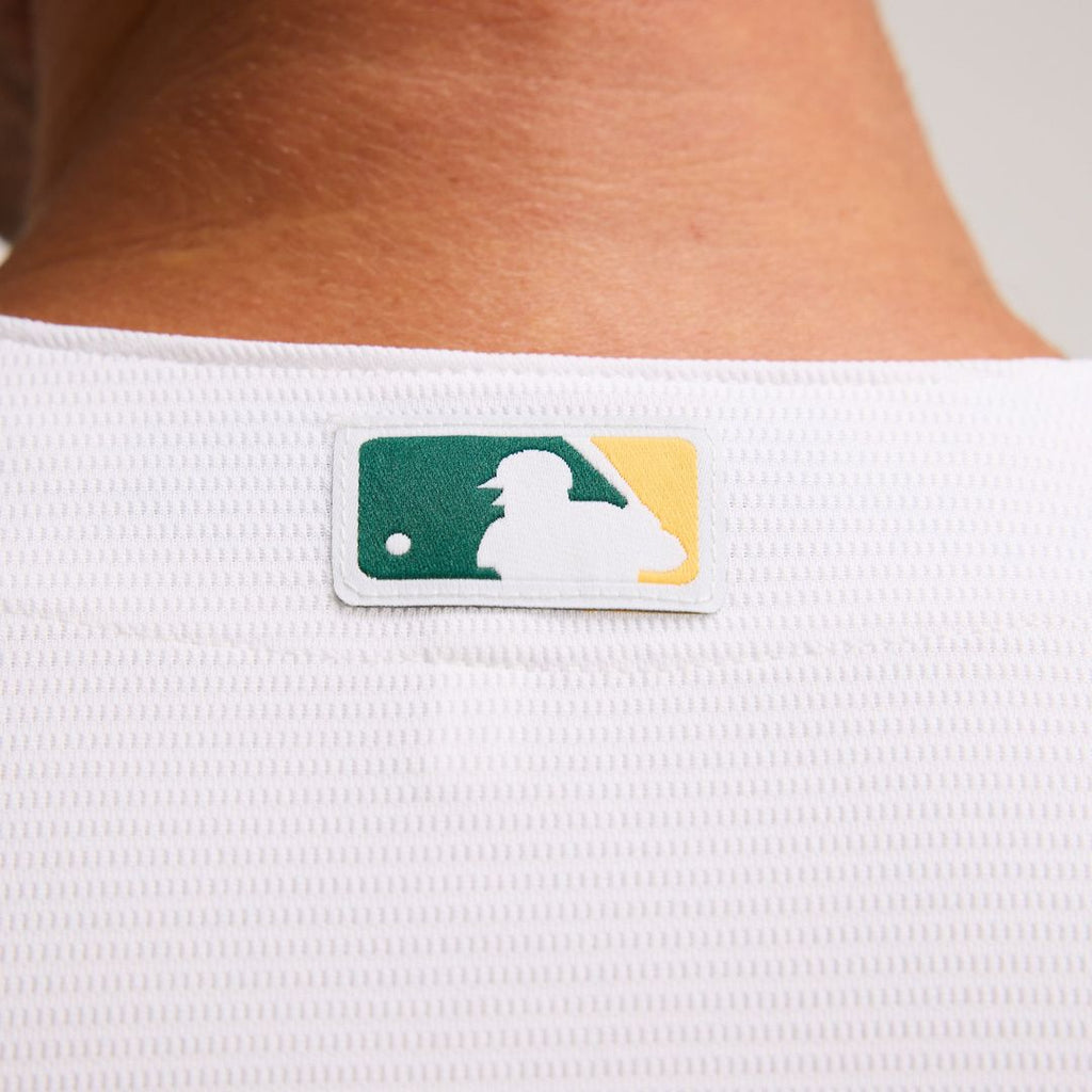 Athletics Nike Home Replica Team Baseball Jersey - White