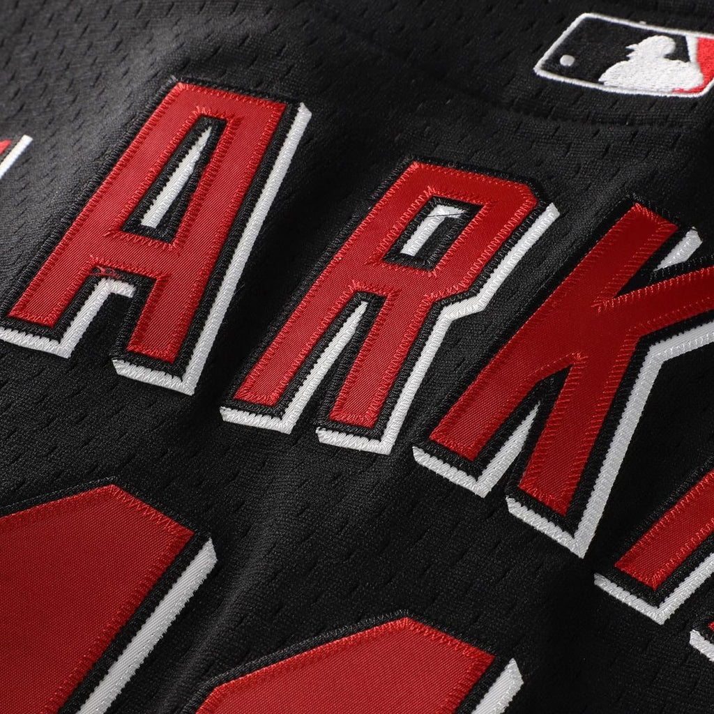 Cincinnati Reds Mitchell & Ness Barry Larkin Throwback Cooperstown Mesh Batting Practice Baseball Jersey - Red