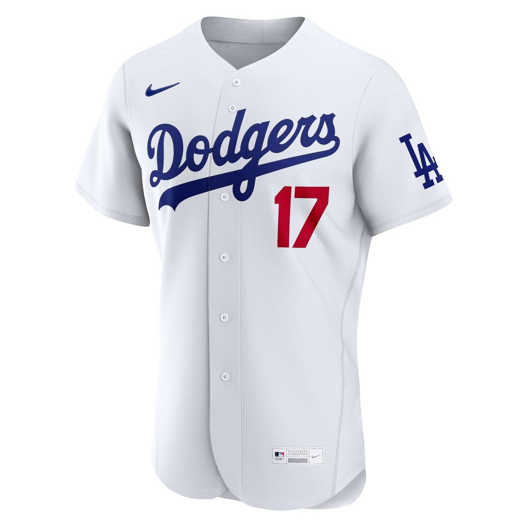 Los Angeles Dodgers Nike Shohei Ohtani Home Authentic Baseball Jersey - White