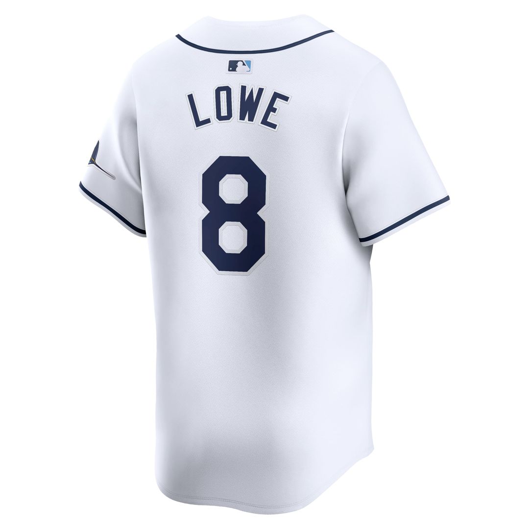 Tampa Bay Rays Nike Brandon Lowe Home Limited Baseball Jersey - White