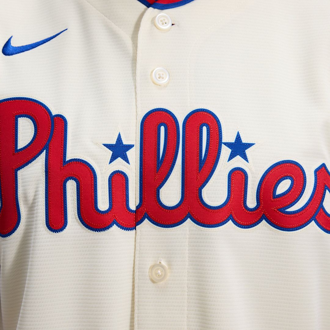 Philadelphia Phillies Nike Alternate Replica Baseball Jersey - Cream
