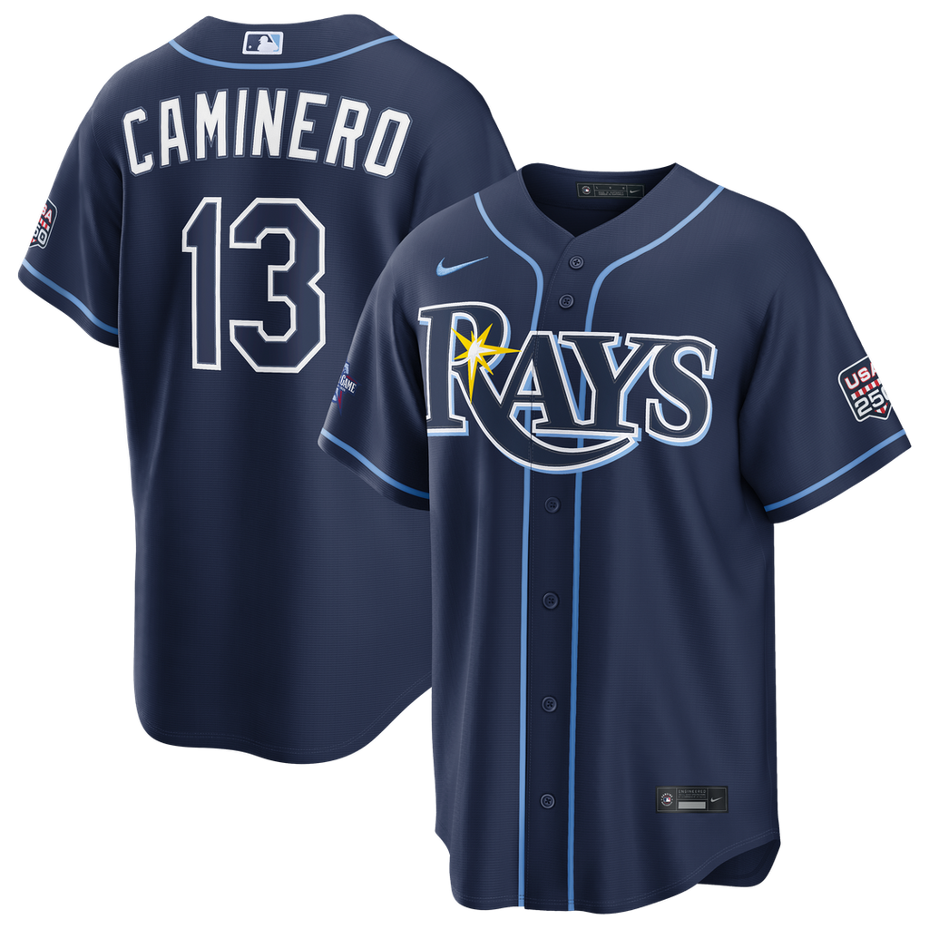 Tampa Bay Rays Nike 2026 All-Star Game Junior Caminero Replica Baseball Jersey - Navy