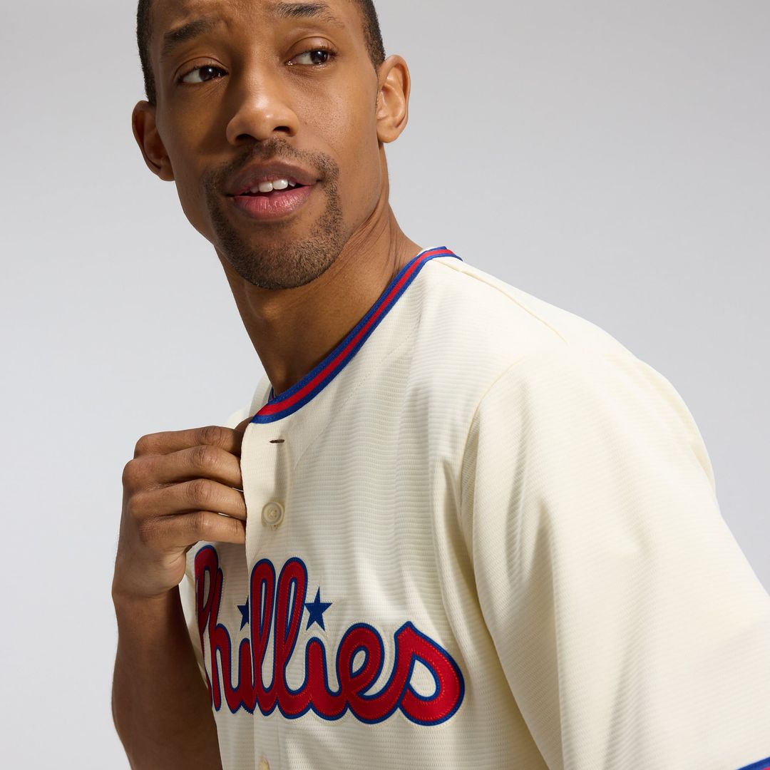 Philadelphia Phillies Nike Alternate Replica Baseball Jersey - Cream