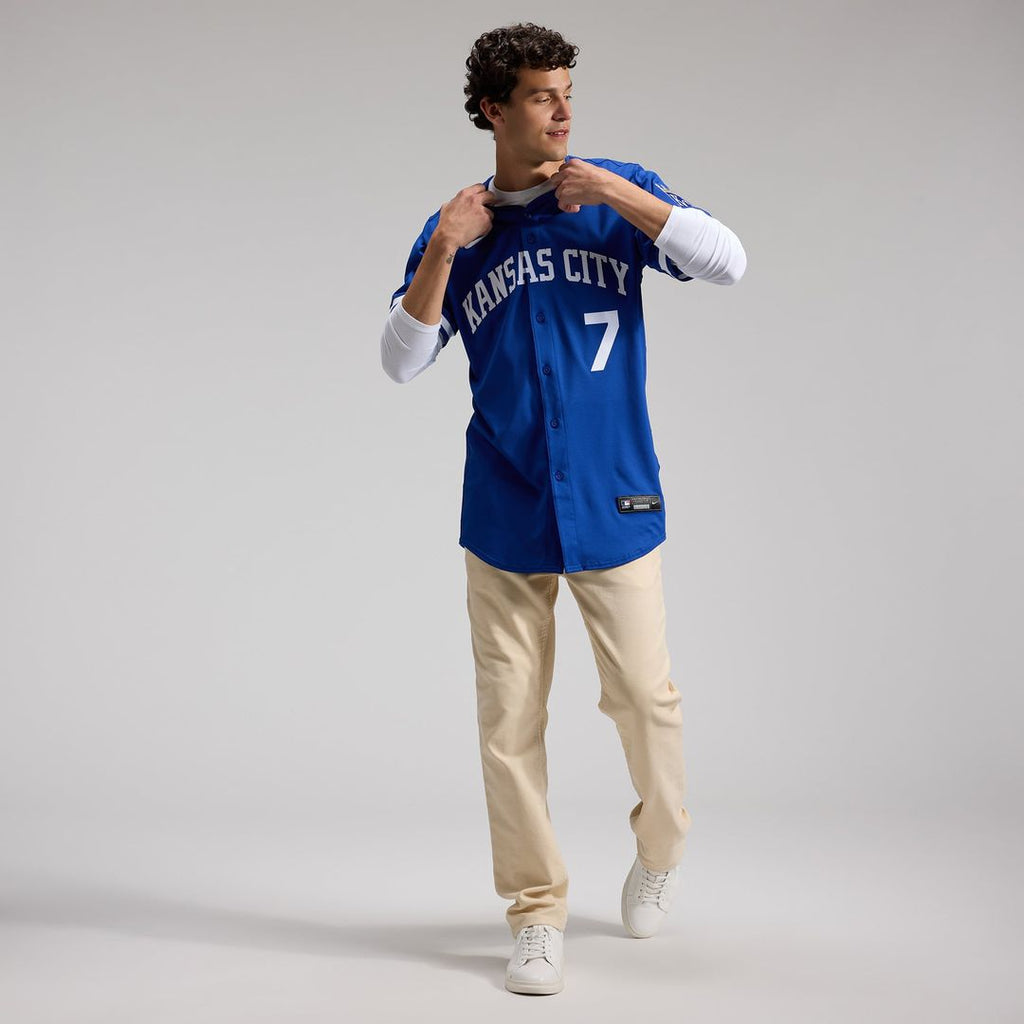 Kansas City Royals Nike Bobby Witt Jr. Alternate 2 Elite Baseball Jersey - Royal