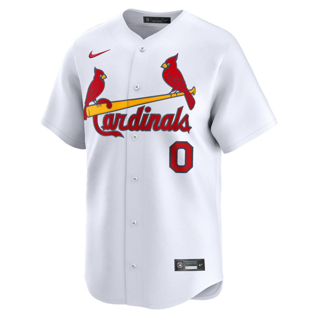 St. Louis Cardinals Nike Masyn Winn Home Limited Baseball Jersey - White