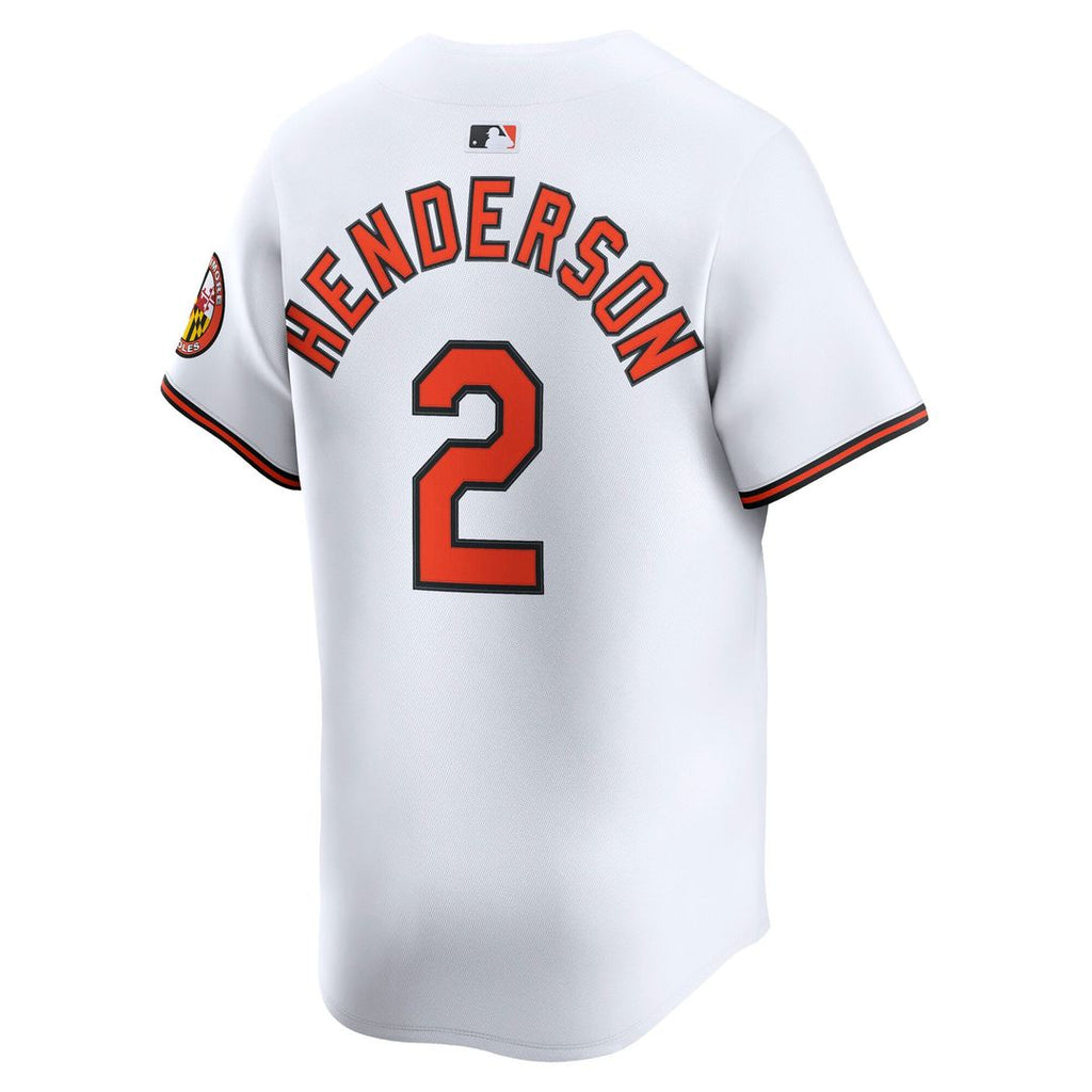 Baltimore Orioles Nike Gunnar Henderson Home Limited Baseball Jersey - White