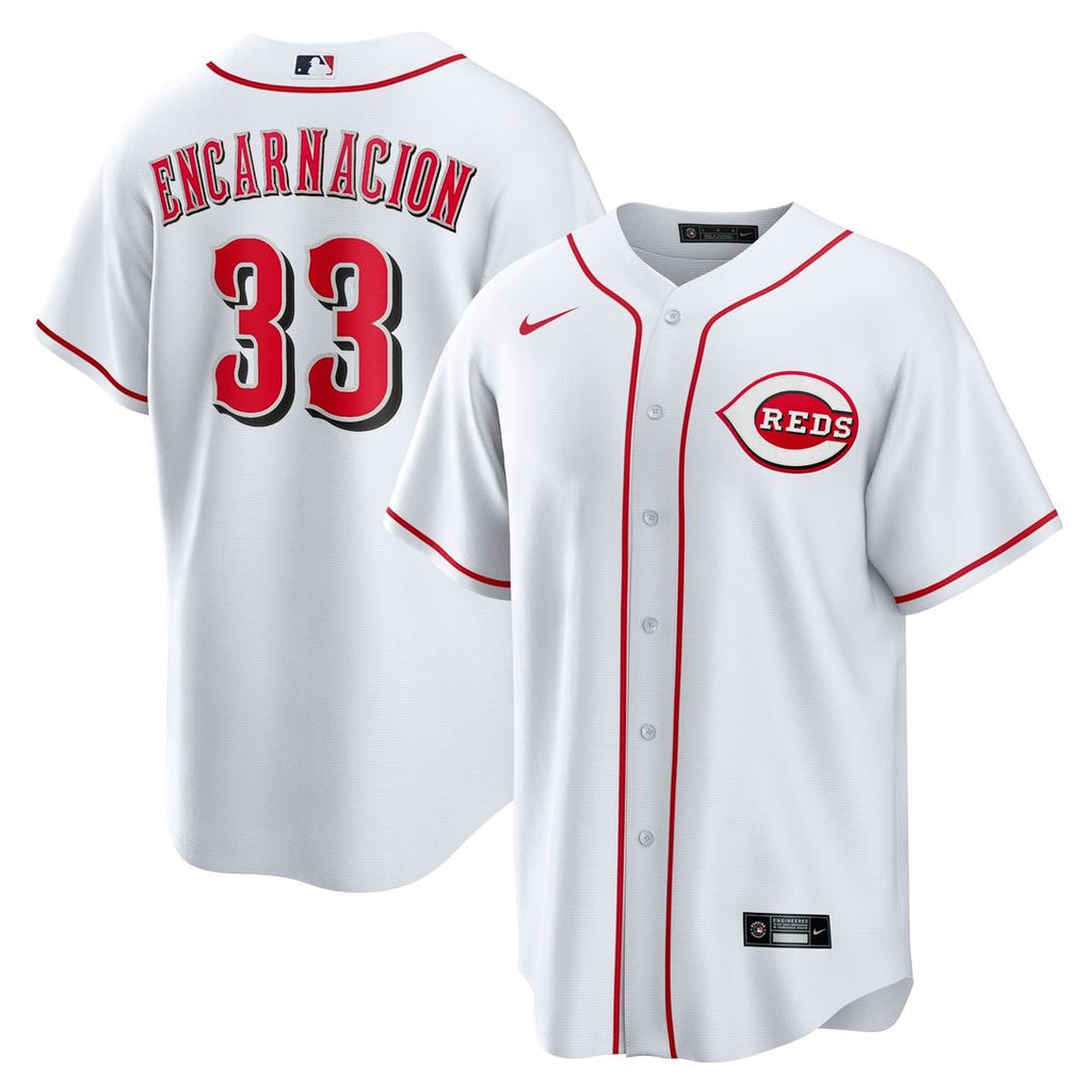 Cincinnati Reds Nike Christian Encarnacion-Strand Home Replica Baseball Jersey - White
