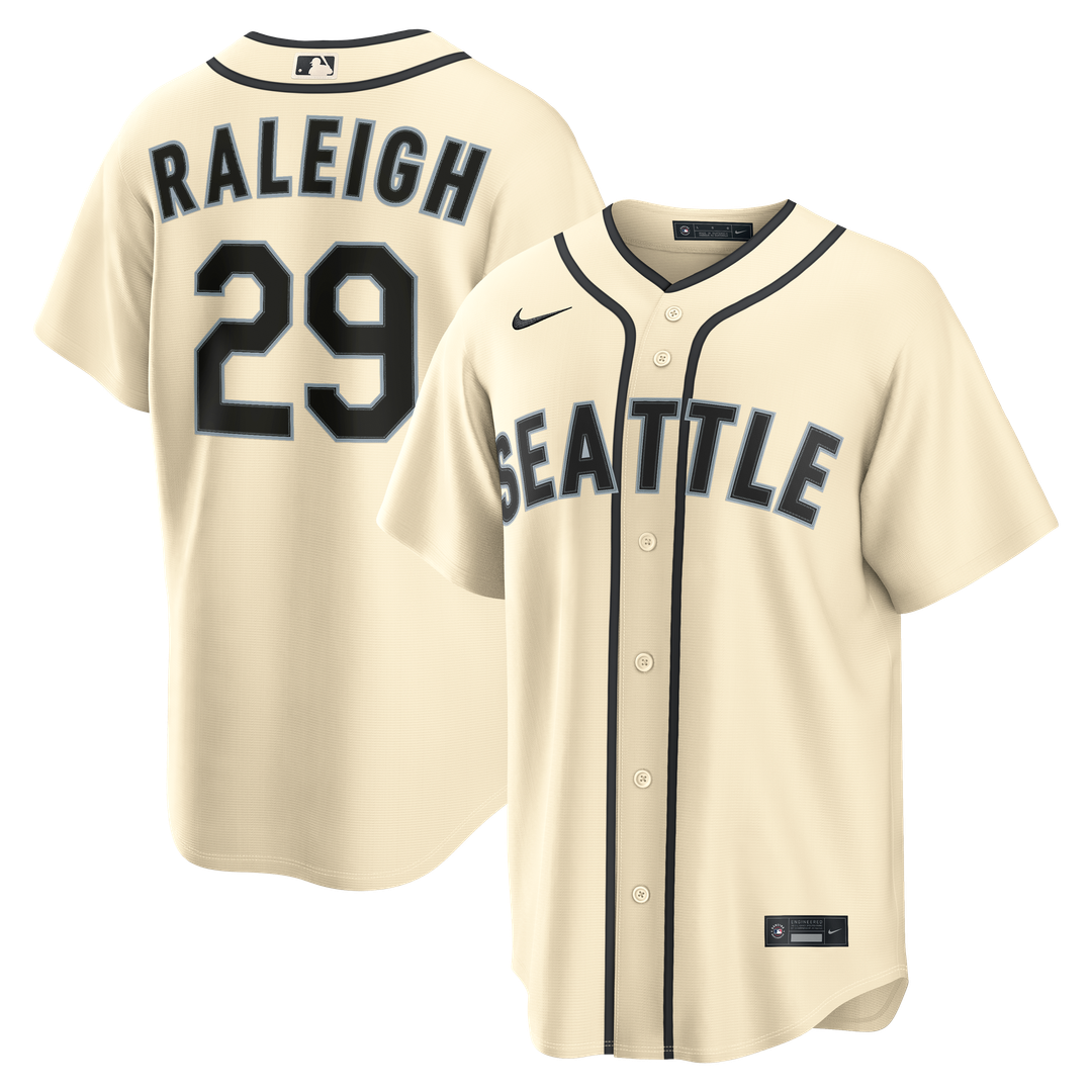 Seattle Mariners Nike Cal Raleigh Alternate Replica Baseball Jersey - Teal