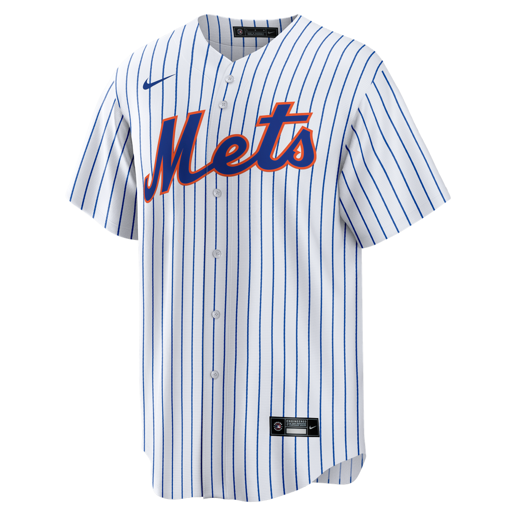 New York Mets Nike Home Big & Tall Replica Baseball Jersey - White