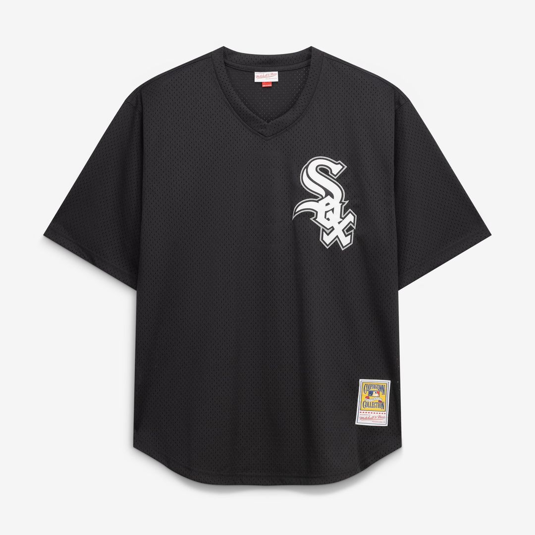 Chicago White Sox Mitchell & Ness Bo Jackson Cooperstown Collection Big & Tall Mesh Batting Practice Baseball Jersey - Black