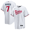 Minnesota Twins Nike Joe Mauer Home Retired Player Replica Baseball Jersey - White