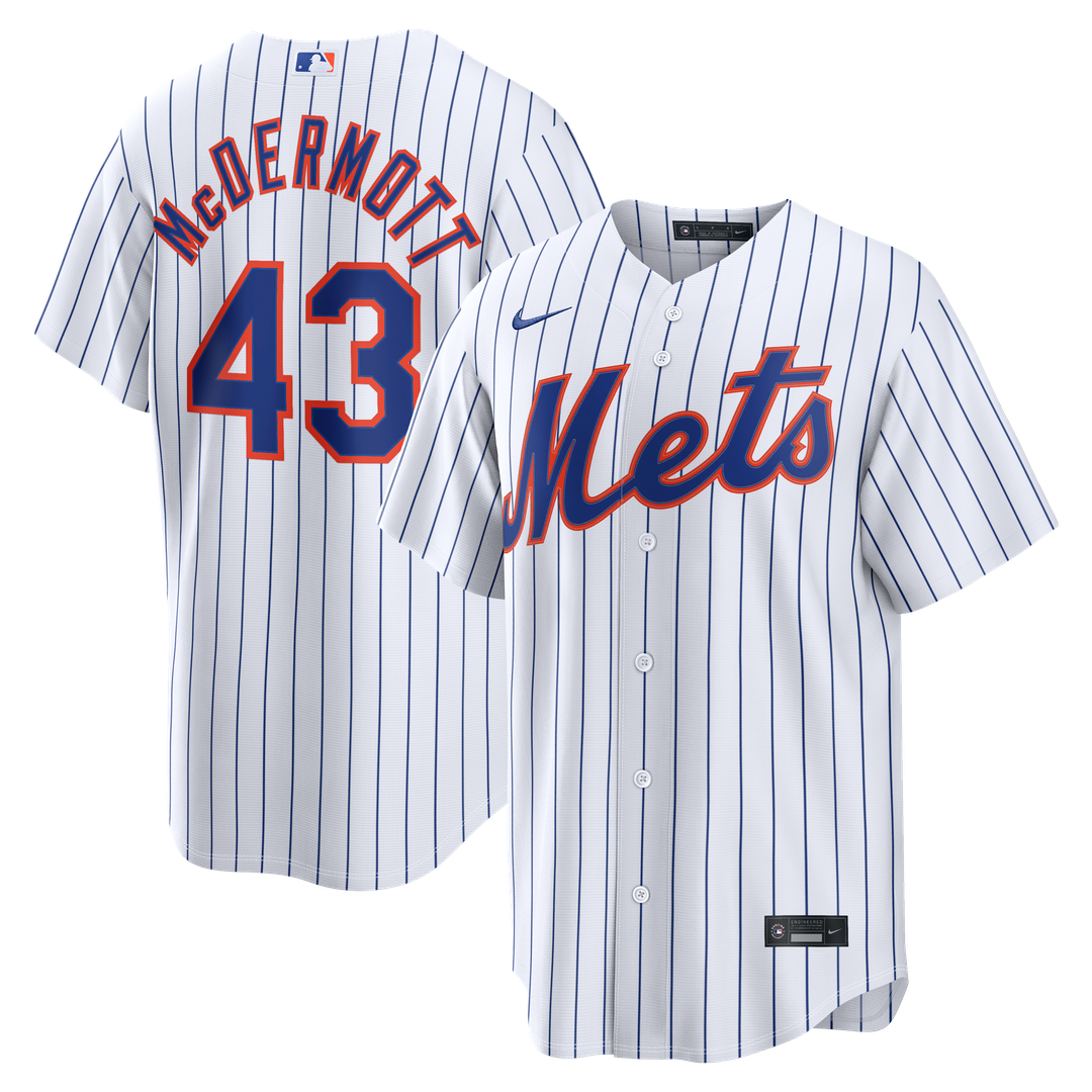New York Mets Nike Chayce McDermott Home Replica Baseball Jersey - White