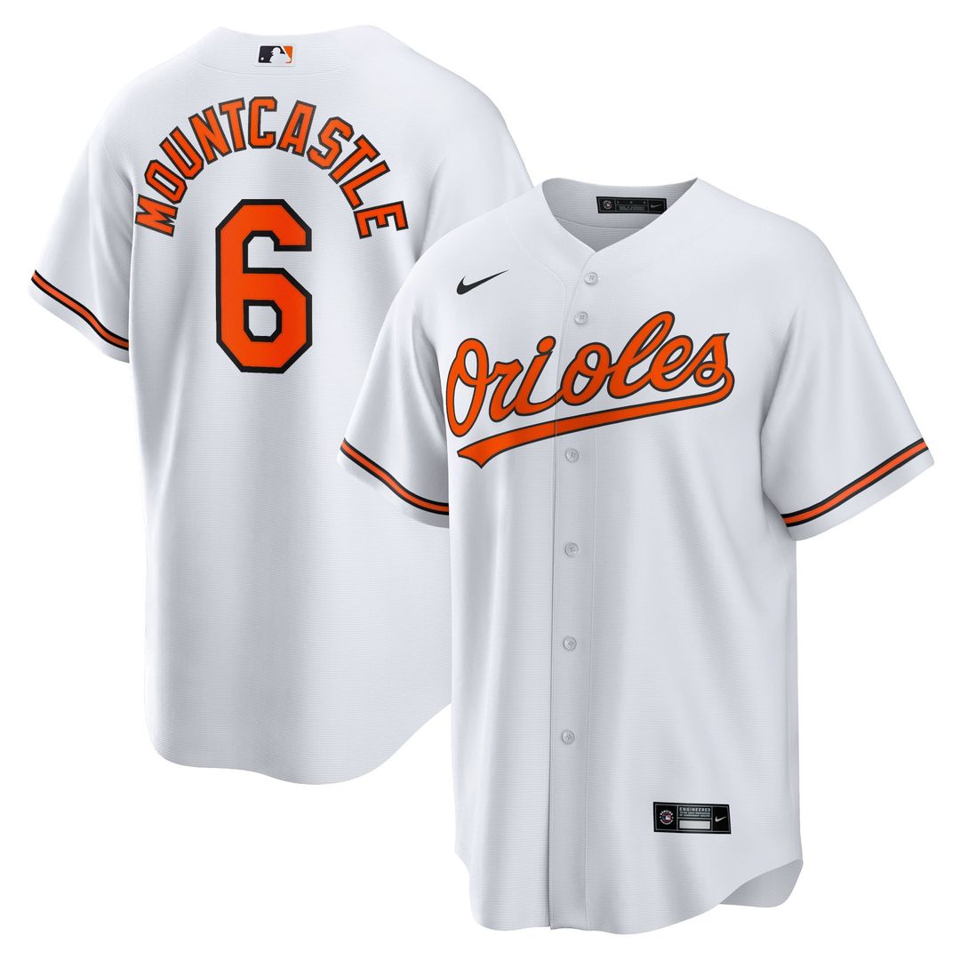 Baltimore Orioles Nike Ryan Mountcastle Home Replica Baseball Jersey - White