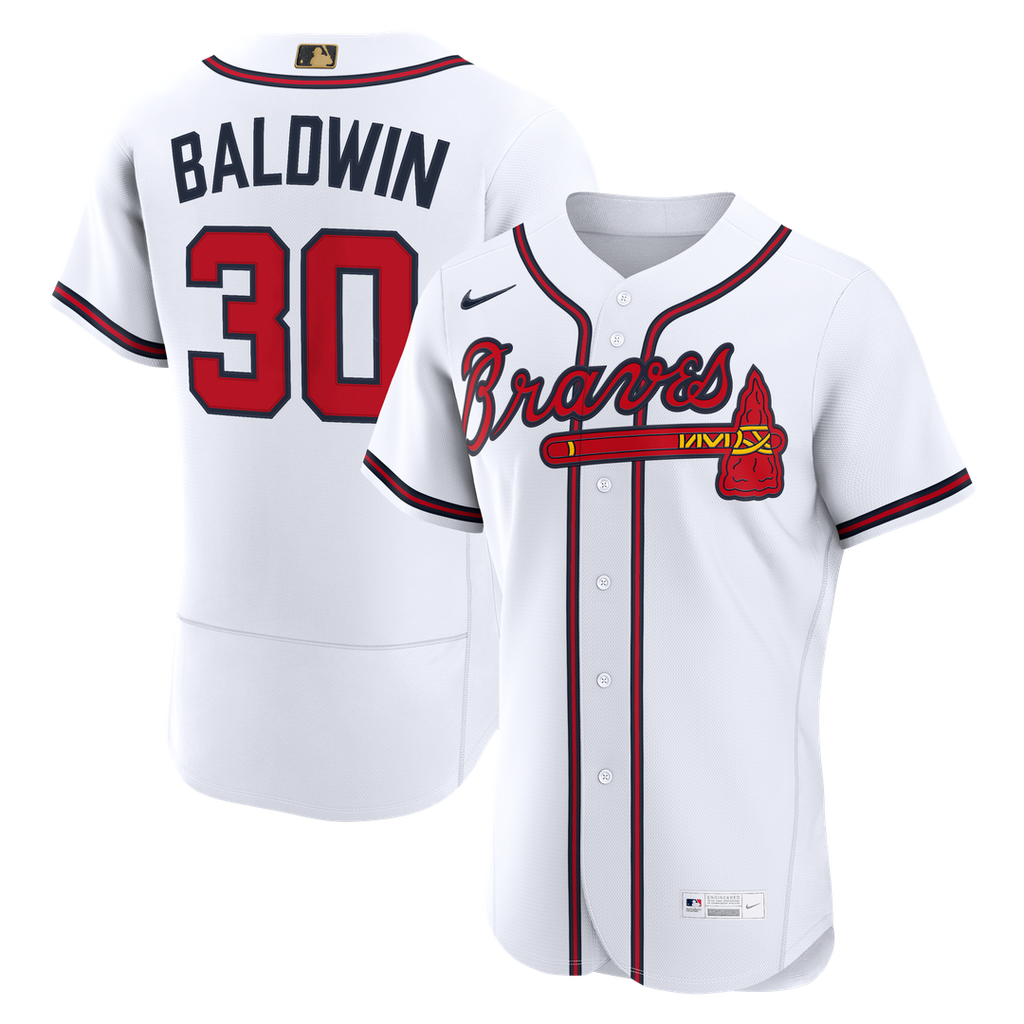 Atlanta Braves Nike Drake Baldwin MLB Awards Authentic Baseball Jersey - White