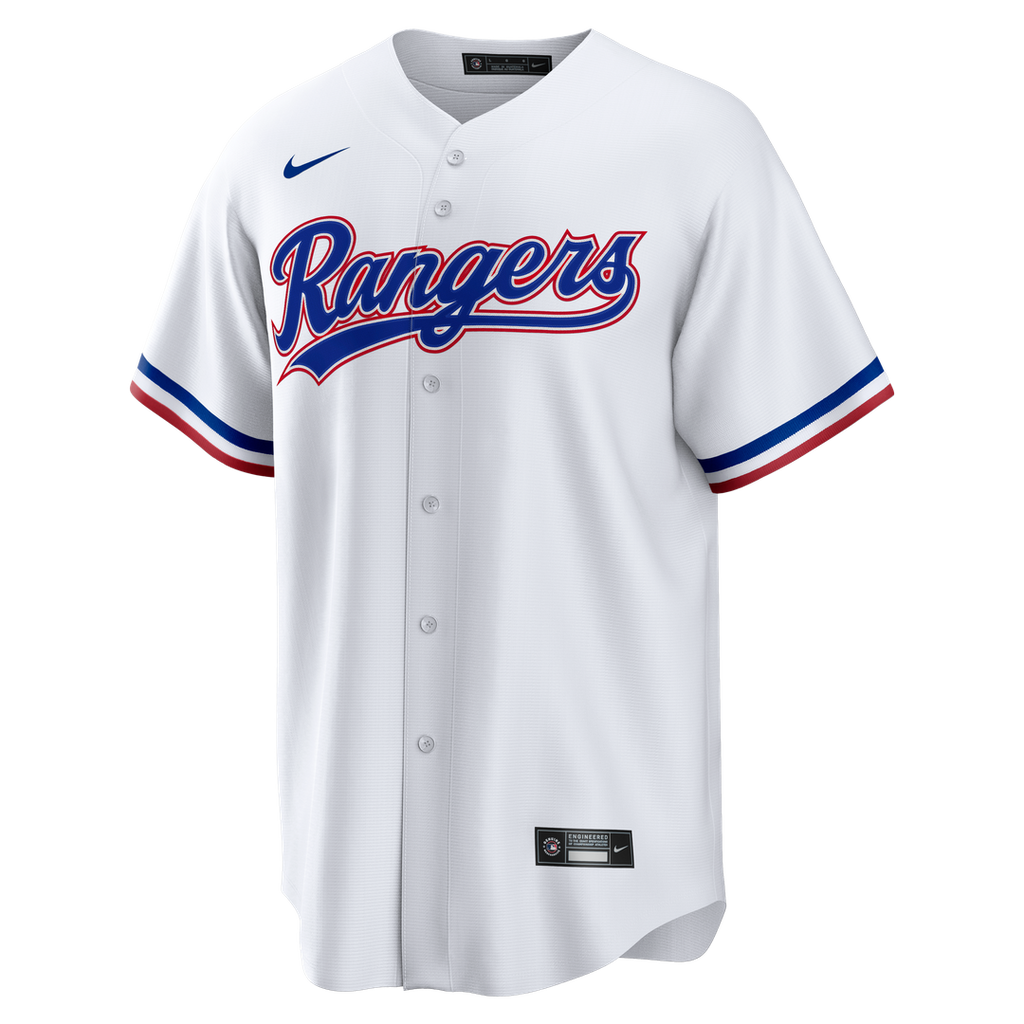 Texas Rangers Nike Ivan Rodriguez Home Retired Player Replica Baseball Jersey - White