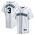 Seattle Mariners Nike JP Crawford Home Replica Baseball Jersey - White