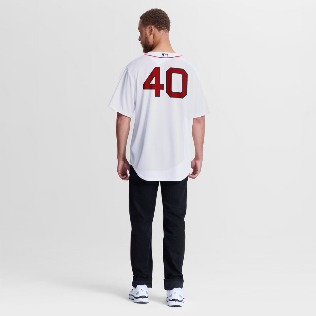 Boston Red Sox Nike Willson Contreras Home Replica Baseball Jersey - White
