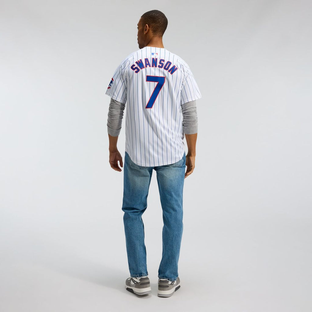 Chicago Cubs Nike Dansby Swanson Home Limited Baseball Jersey - White