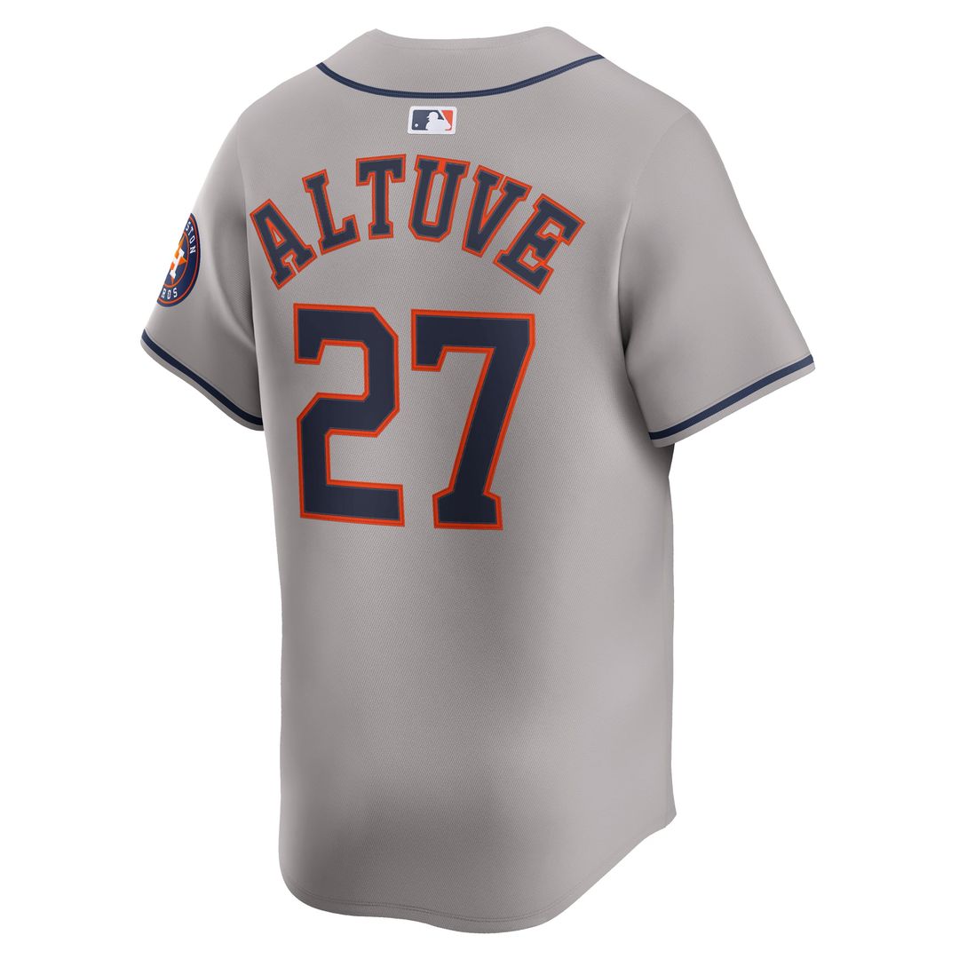 Houston Astros Nike Jose Altuve Home Limited Baseball Jersey - White