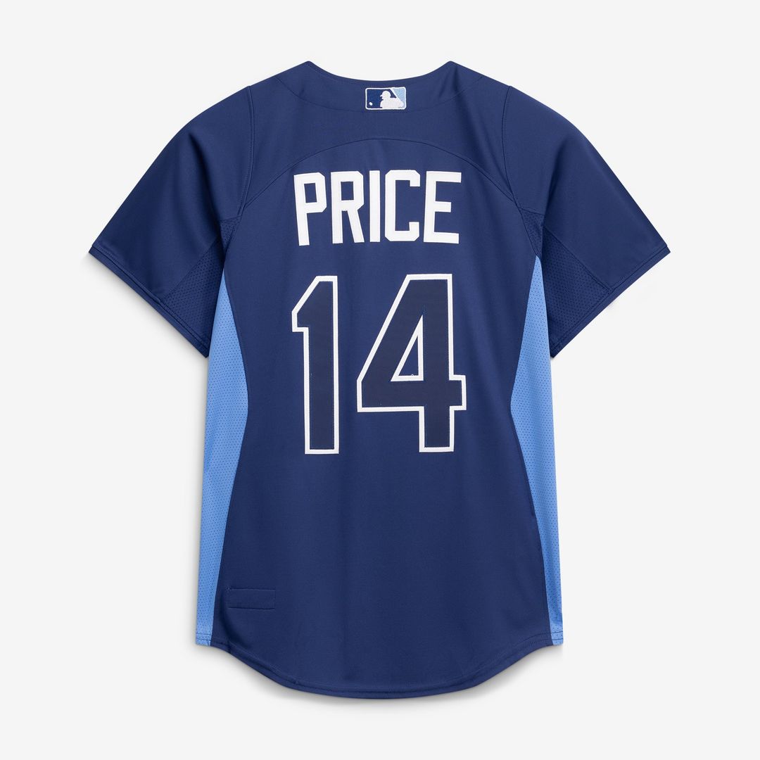 Tampa Bay Rays Mitchell & Ness David Price Authentic Batting Practice Baseball Jersey - Blue