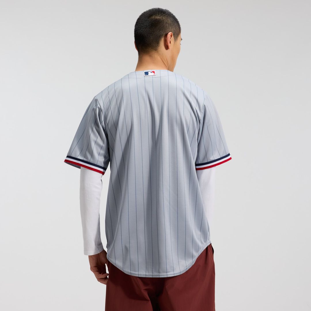 Minnesota Twins Nike Road Replica Team Baseball Jersey - Gray