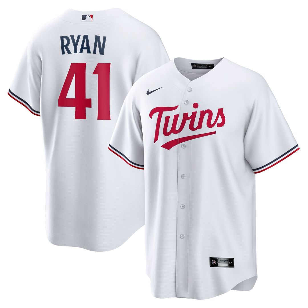 Minnesota Twins Nike Joe Ryan Home Replica Baseball Jersey - White
