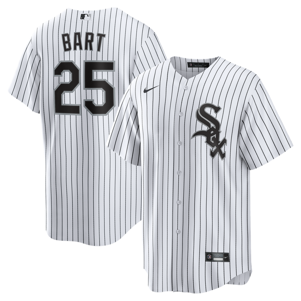 Chicago White Sox Nike Joey Bart Home Replica Baseball Jersey - White